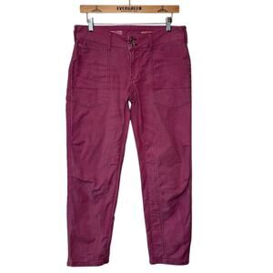 Pilcro The Wanderer Pant Anthropologie Cotton Plum/Pink Women's Size 27P Petite